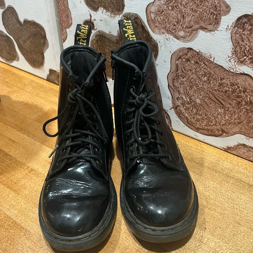 Dr. Martens patent leather boots